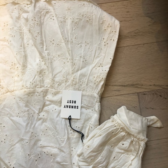 White OREGOLD Aritzia DRESS Sunday Best <3 - Picture 5 of 8